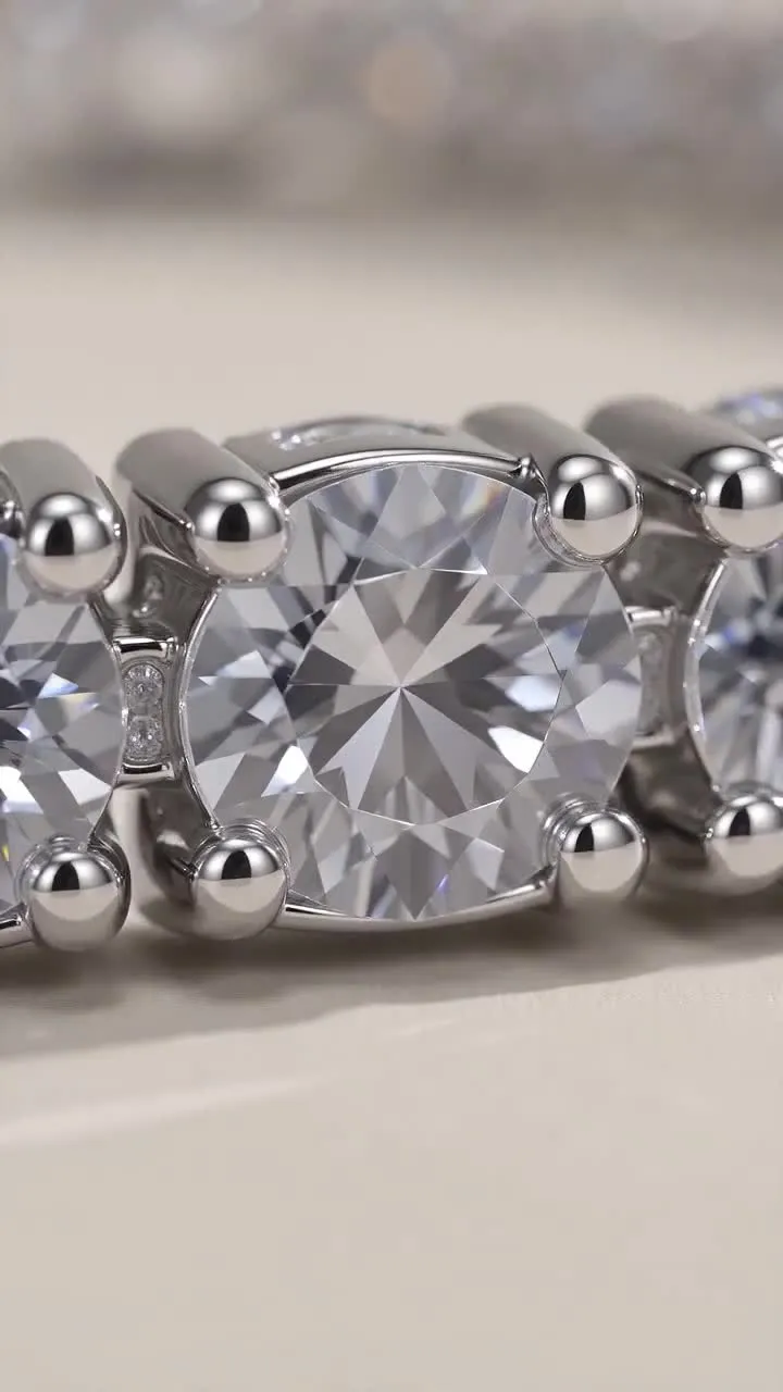 2 ctw Lab-Grown Diamond Tennis Bracelet