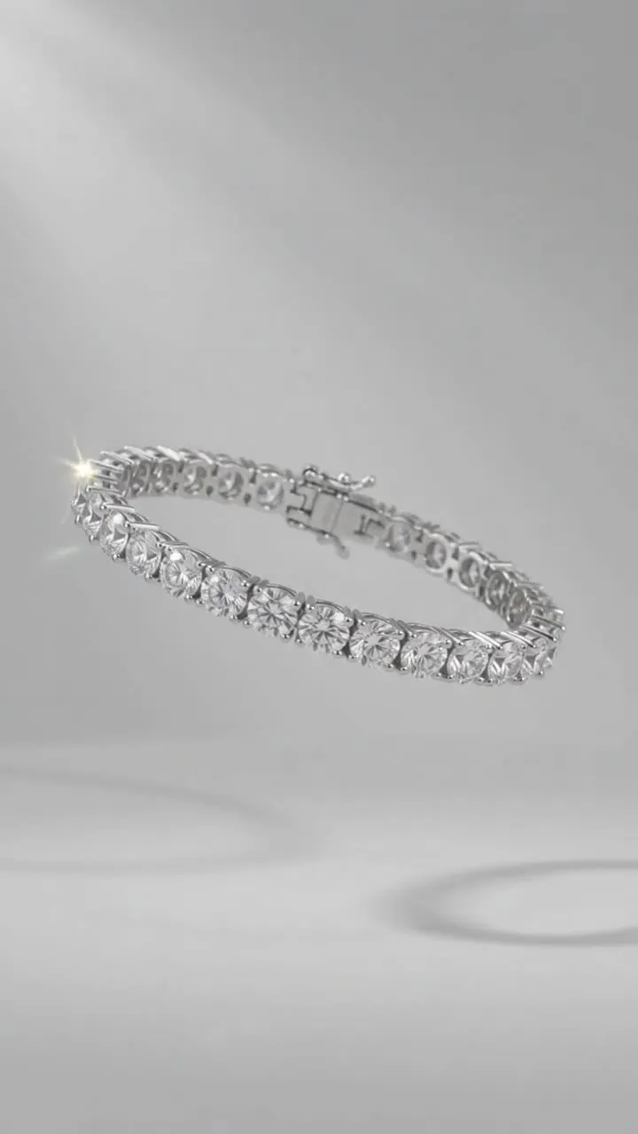 6 ctw Lab-Grown Diamond Tennis Bracelet
