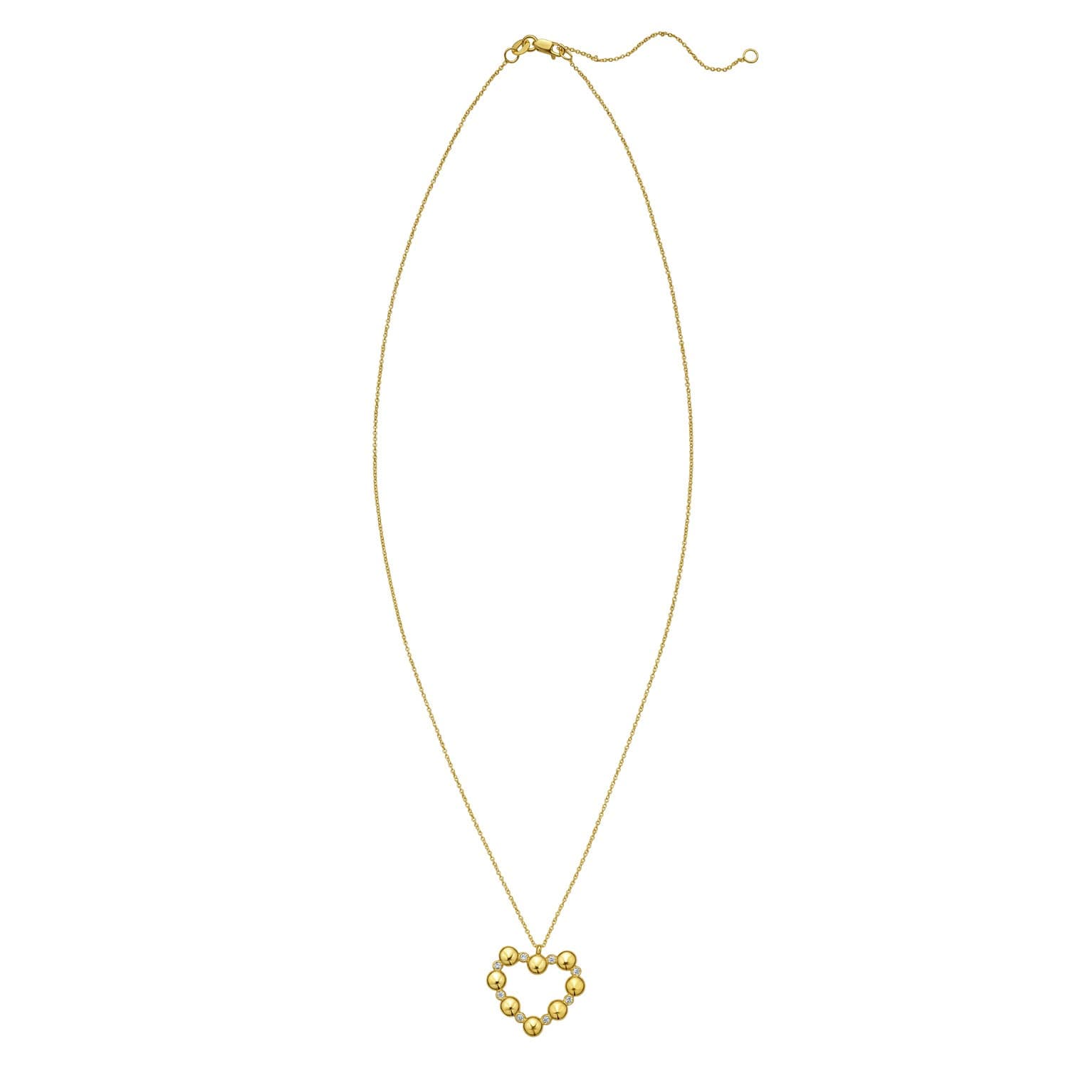 14K Yellow Gold Diamond Cut Cable Chain Necklace — alternate view
