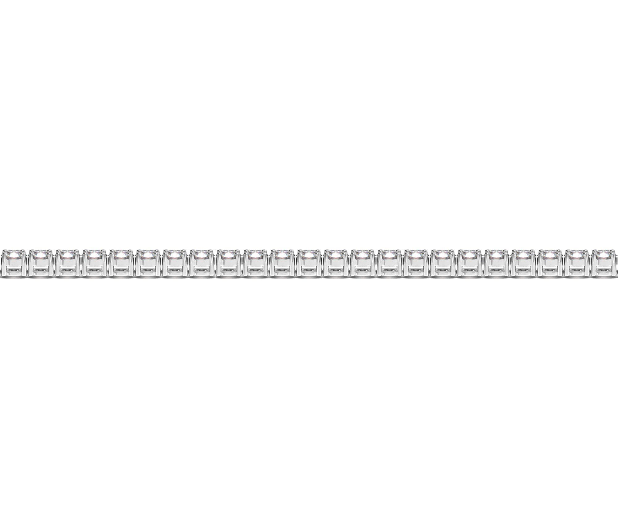 2 ctw Lab-Grown Diamond Tennis Bracelet in 14k White Gold (F-G, VS2-SI1) view 3